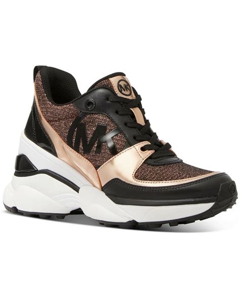 michael kors deportivas mujer|michael kors rose gold sneakers.